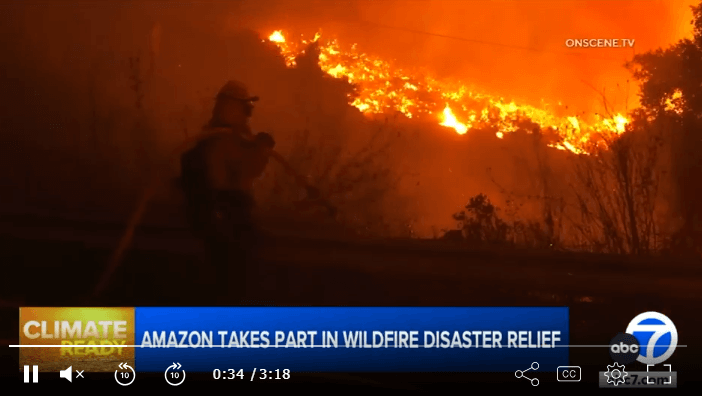 Wildfire in Southern California